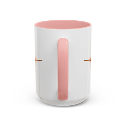 Hazel Hex White Accent Mug by CreepyCrafts.boo