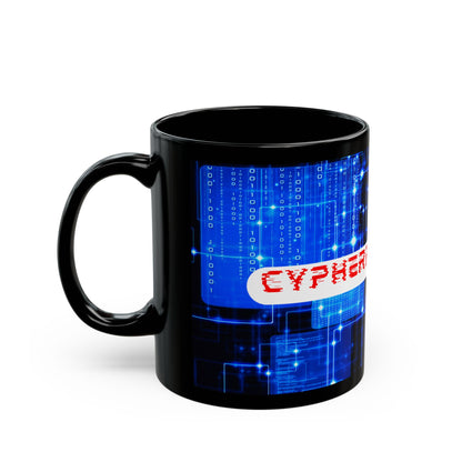 cypherpunkgear por cypherpunkgear! Taza negra (11 oz, 15 oz)