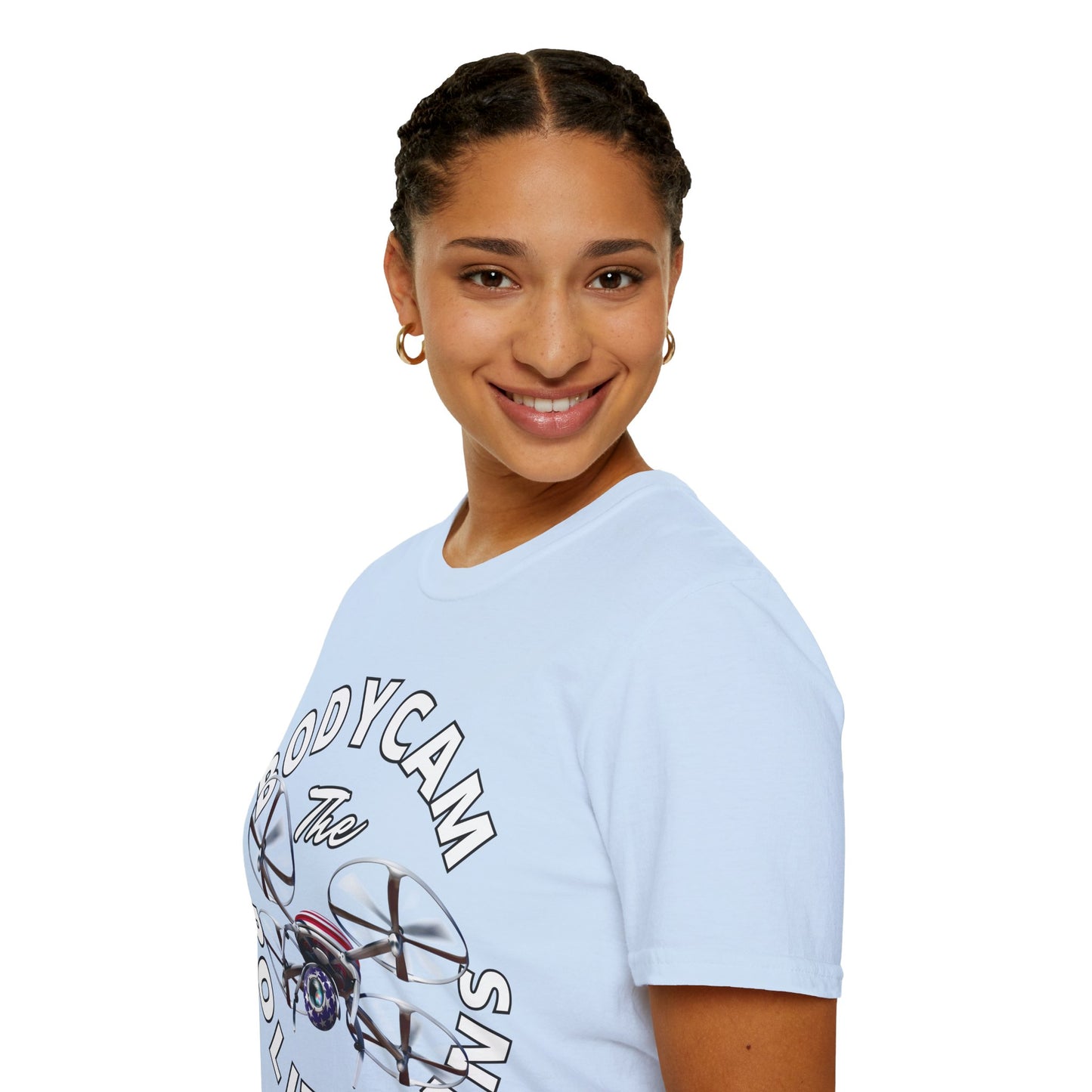 Bodycam the Politicians Drone Light colors Unisex T-Shirt by cypherpunkgear.com