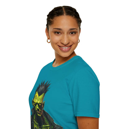 Frankenpunk DKcolors Unisex T-Shirt by CreepyCrafts.boo