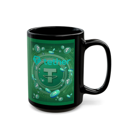 Tether Green Mug by cypherpunkgear.com