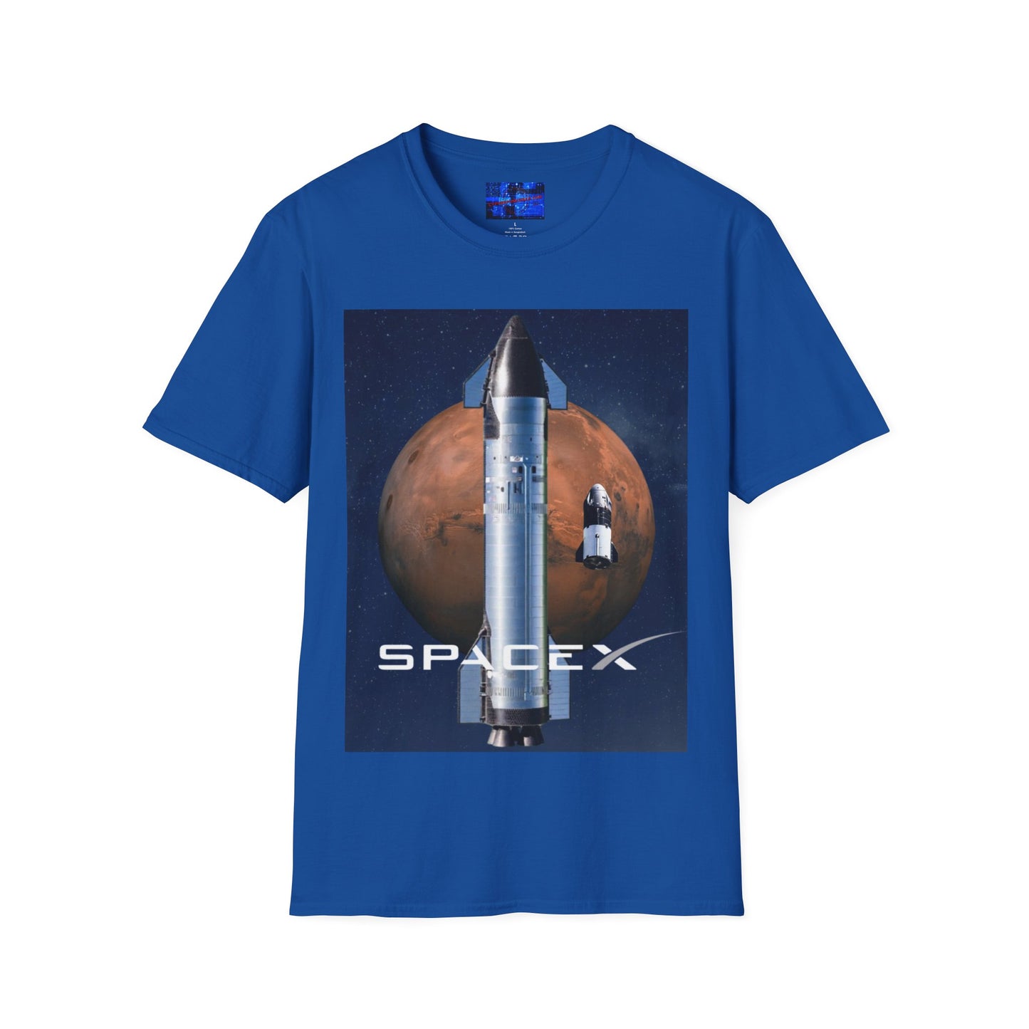 SpaceX Mars Unisex T-Shirt by cypherpunkgear.com