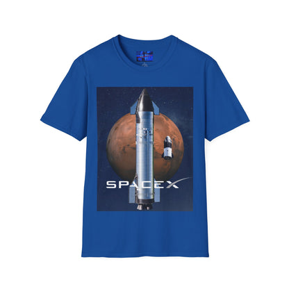 SpaceX Mars Unisex T-Shirt by cypherpunkgear.com