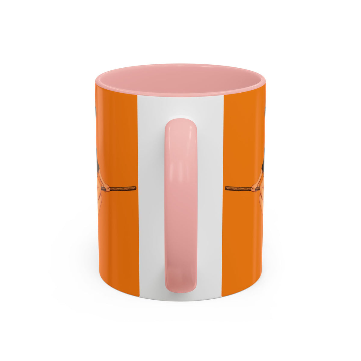 Hazel Hex Orange Accent Mug by CreepyCrafts.boo