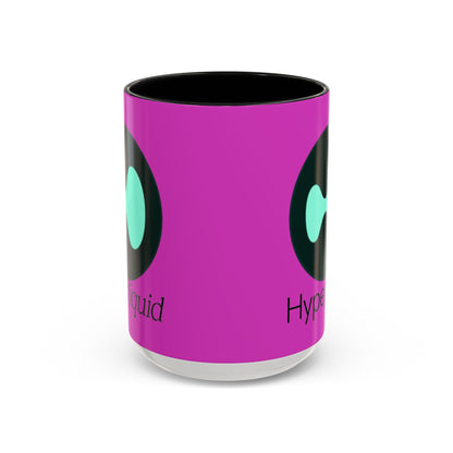 Hyperliquid Black font Pink Accent Mug by cypherpunkgear.com