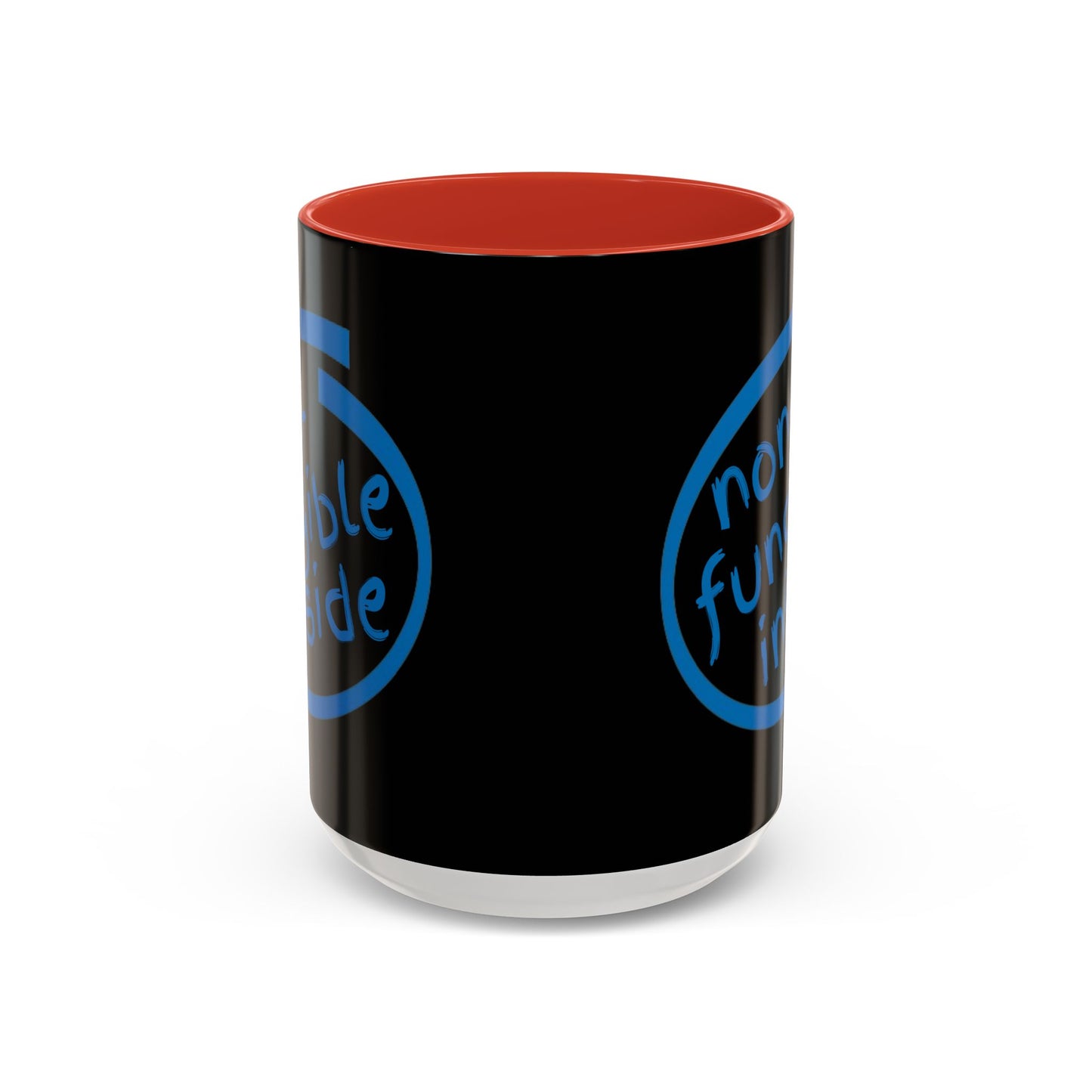 Non-Fungible Inside Black Accent Mug by cypherpunkgear.com