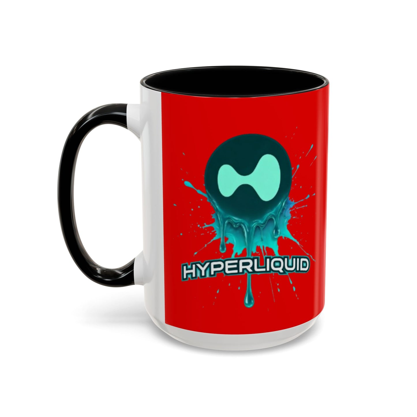 HYPE Drip Red Accent Mug by cypherpunkgear.com