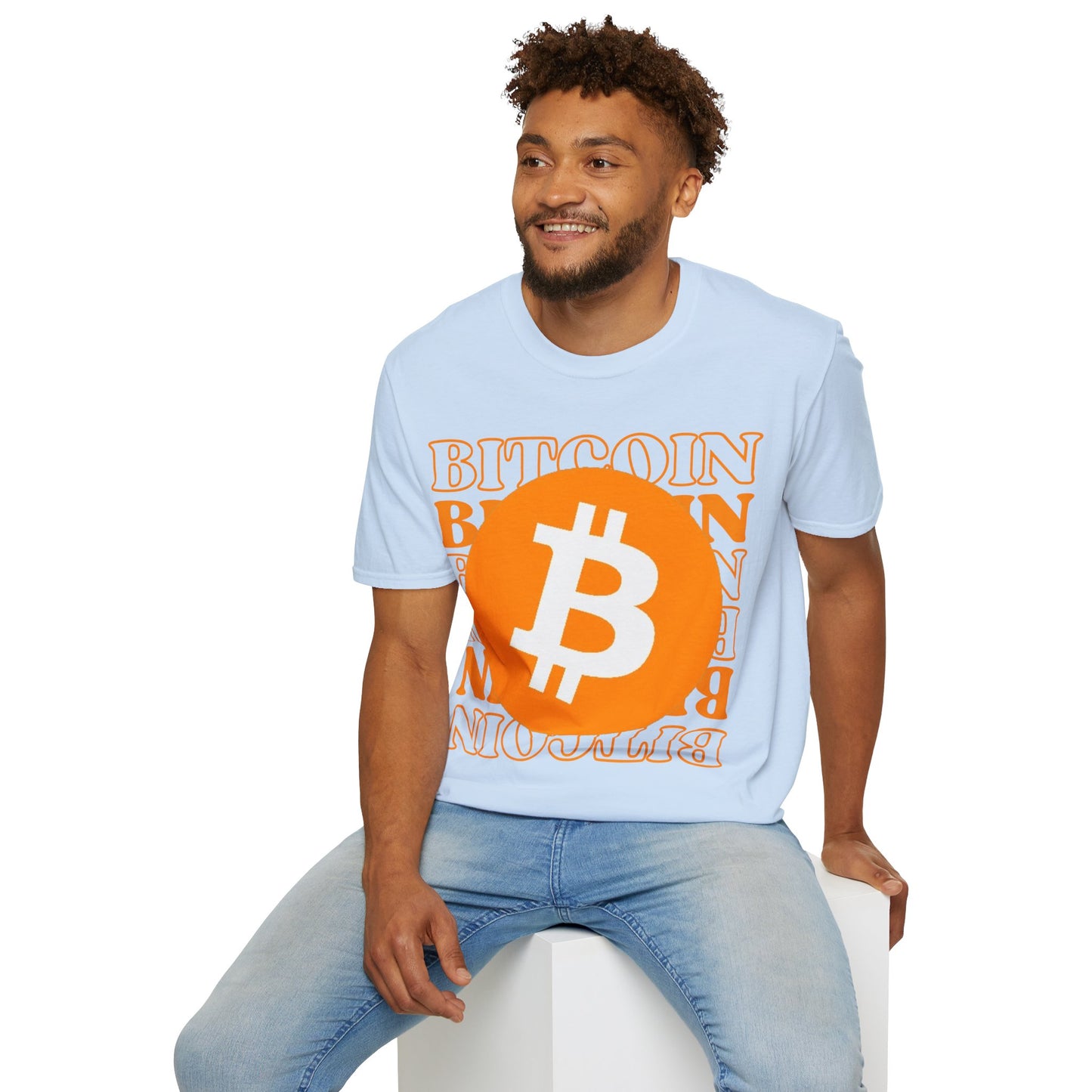 Bitcoin Bitcoin Bitcoin (BTC) LTcolors Unisex T-Shirt by cypherpunkgear