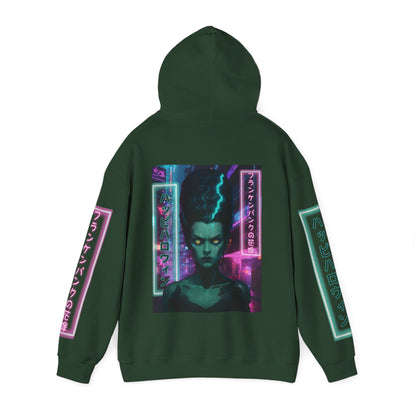 Bride of Frankenpunk Hoodie Unisex Hooded Sweatshirt by CreepyCrafts.boo