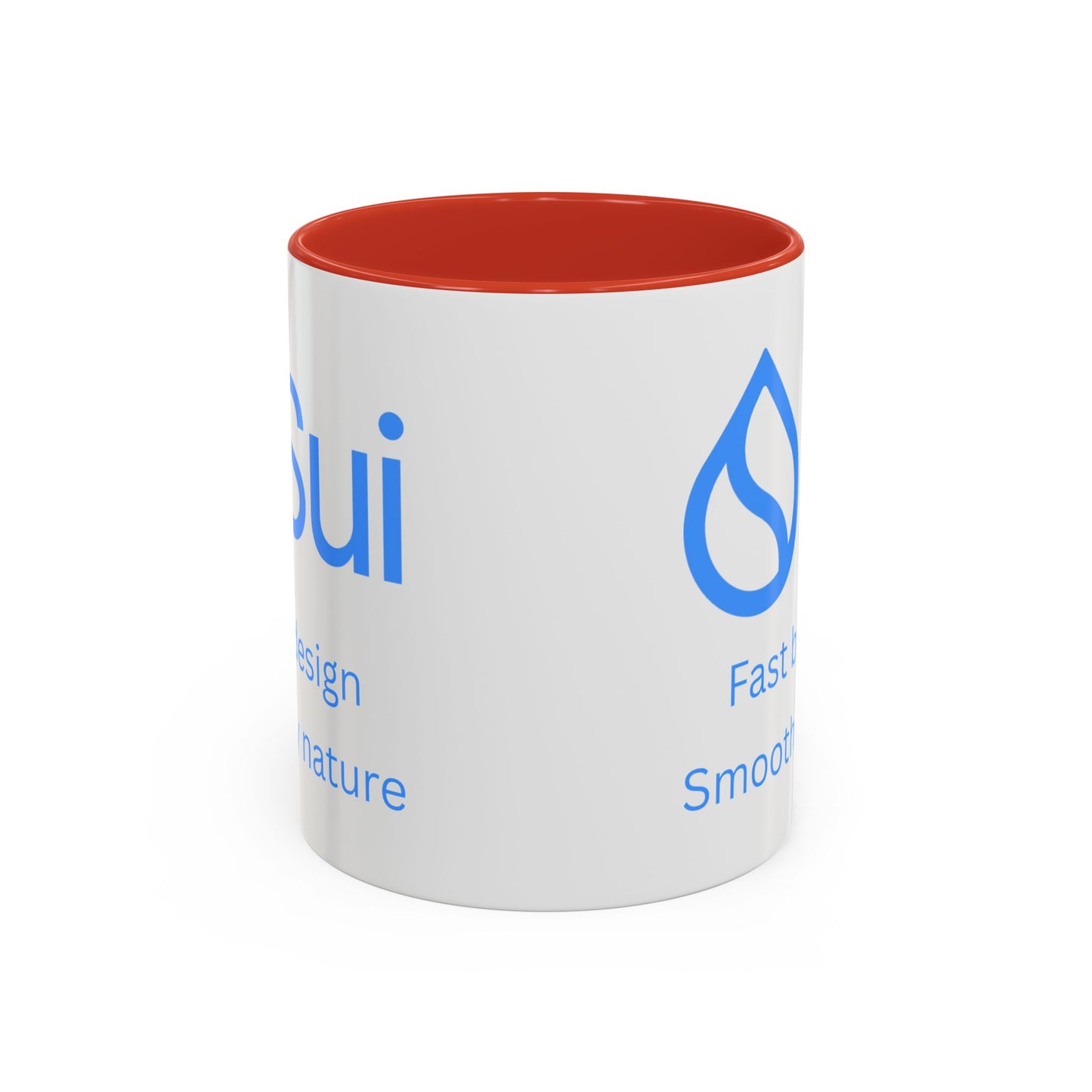 SUI White Accent Mug by cypherpunkgear.com