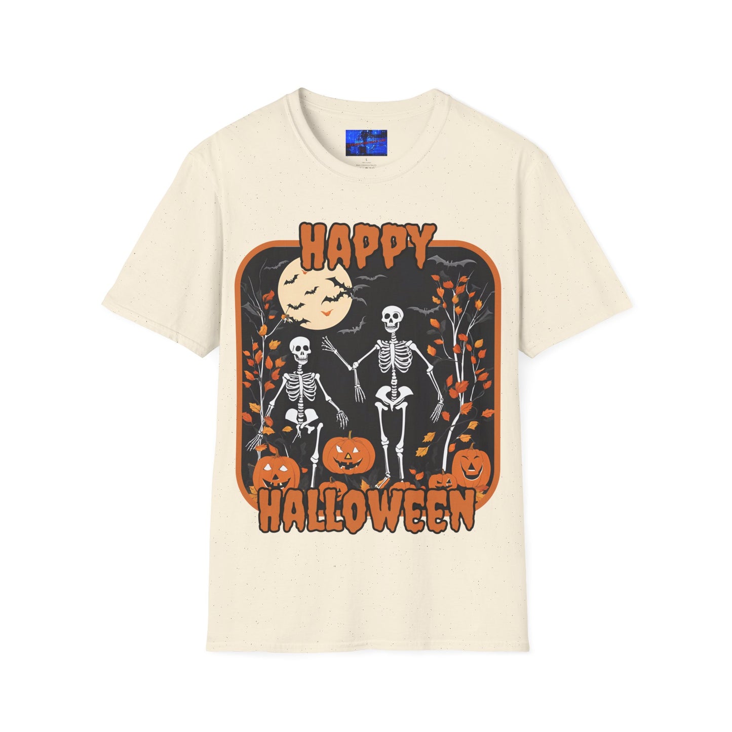 Spooktacular Skeletons of Halloween LTcolors Unisex T-shirt by cypherpunkgear