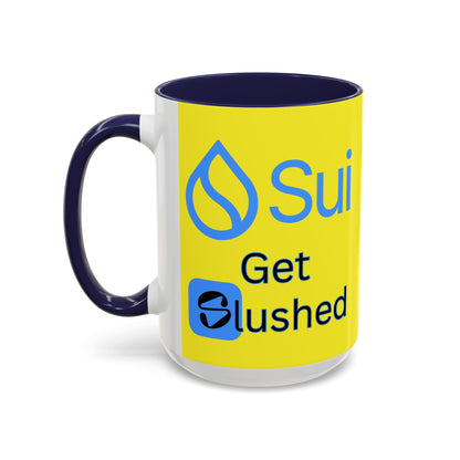 Sui: Get Slushed Yellow Accent Mug by cypherpunkgear.com
