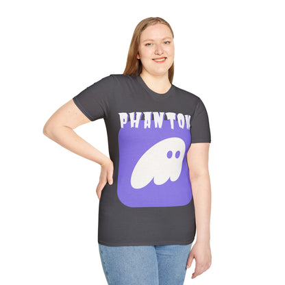 Phantom Hot Wallet Dark colors Unisex T-Shirt by cypherpunkgear.com