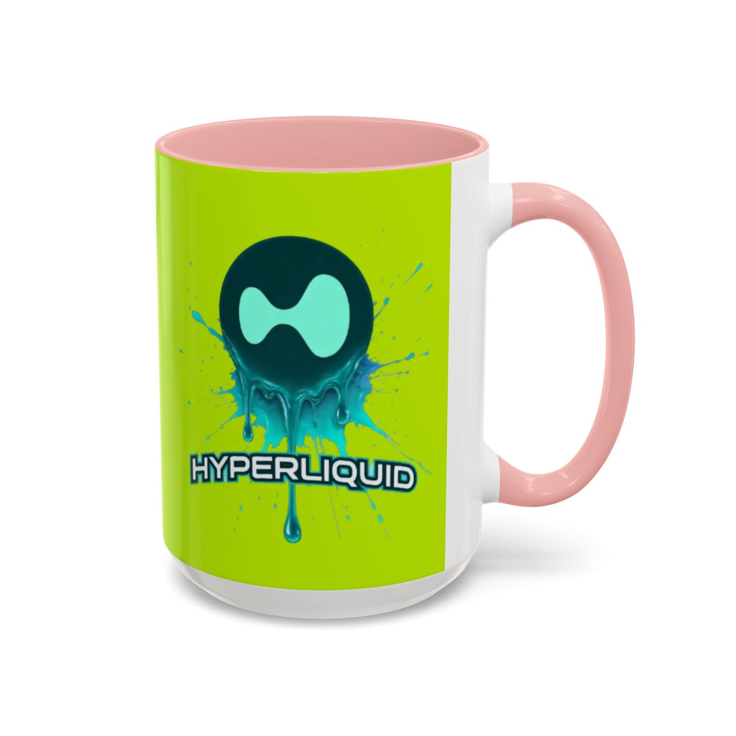 HYPE Drip Yellow Accent Mug by cypherpunkgear.com