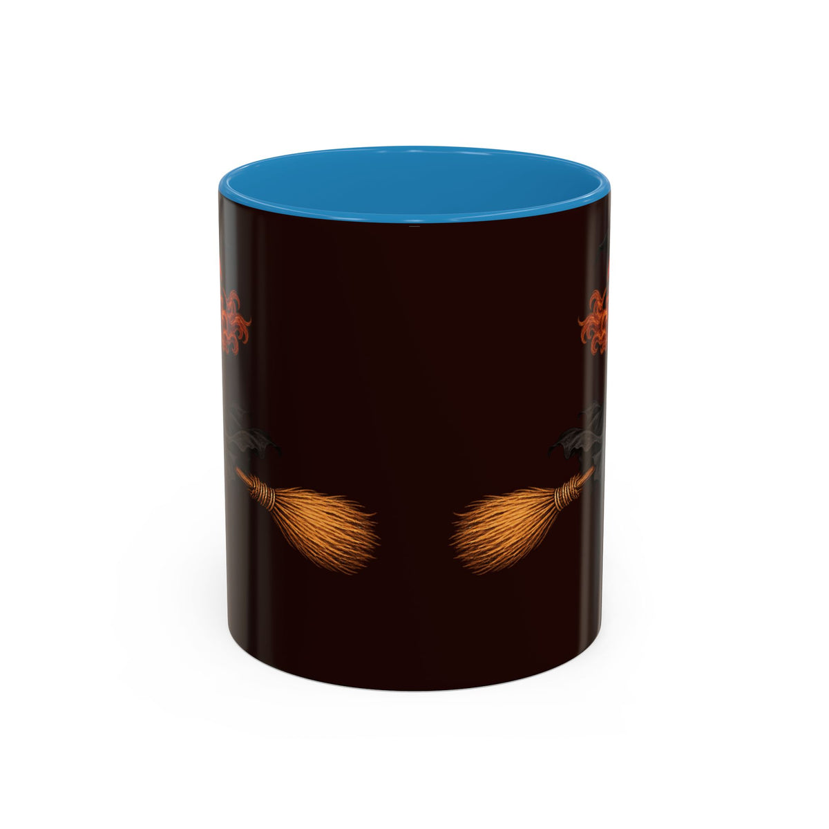 Hazel Hex Brown Accent Mug by CreepyCrafts.boo