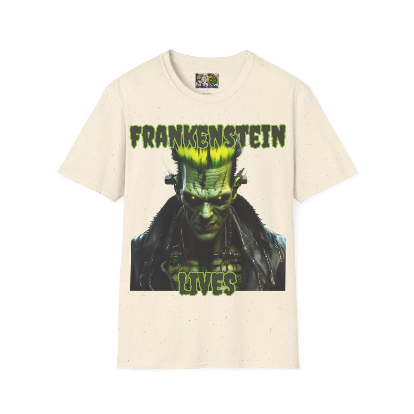 Frankenstein Lives Light colors Unisex T-Shirt by CreepyCrafts.boo