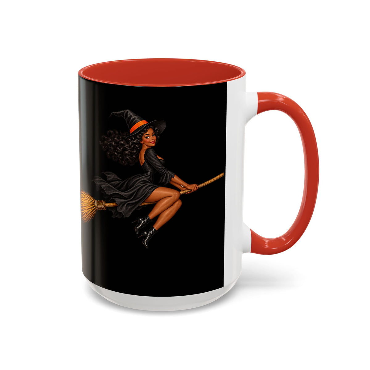 Velvet Vex Black Accent Mug by CreepyCrafts.boo