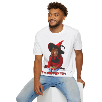 Is it Halloween yet? Light colors Unisex T-Shirt by CreepyCrafts.boo