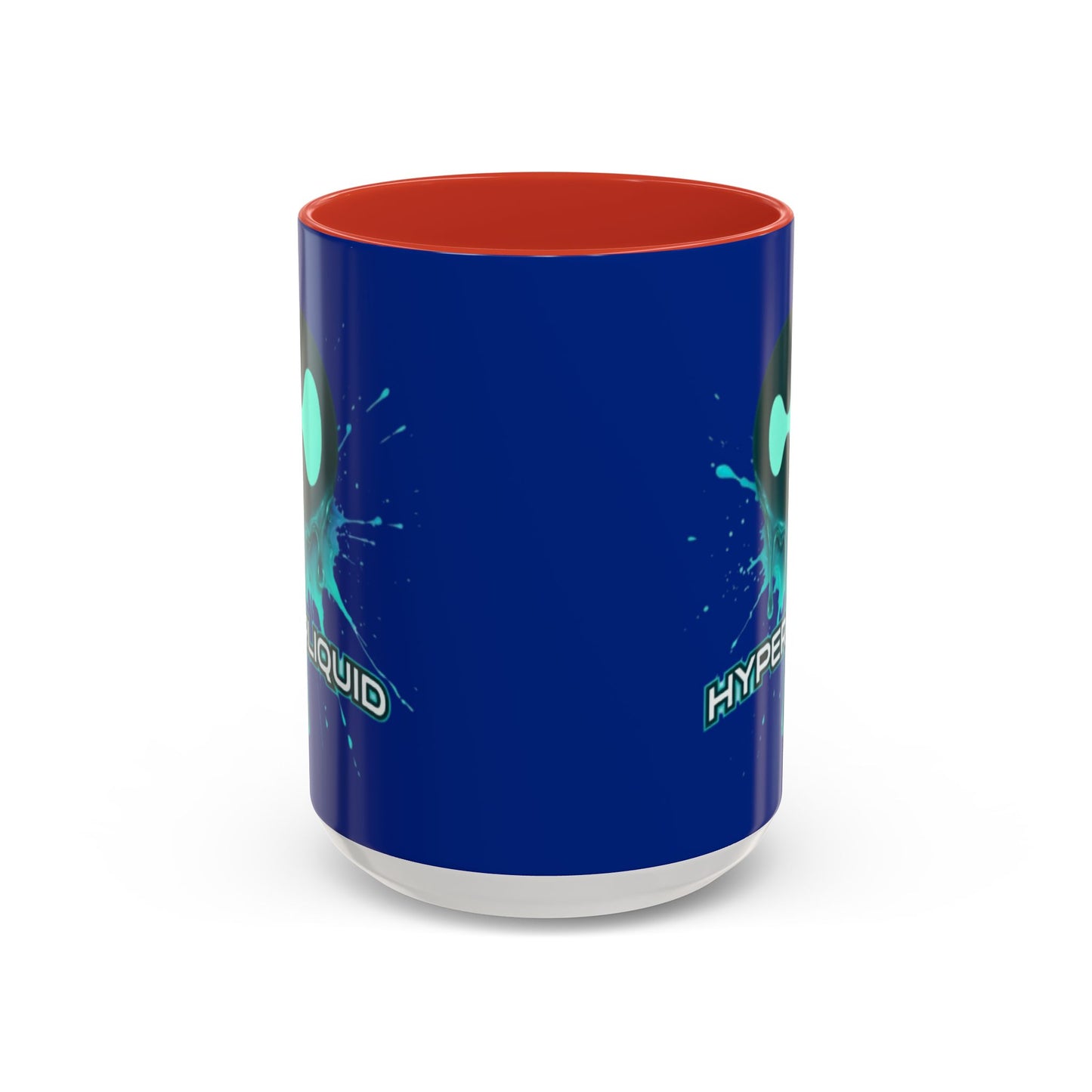 HYPE Drip Blue Accent Mug by cypherpunkgear.com