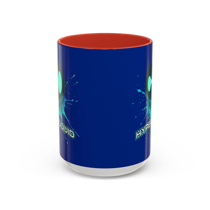 HYPE Drip Blue Accent Mug by cypherpunkgear.com
