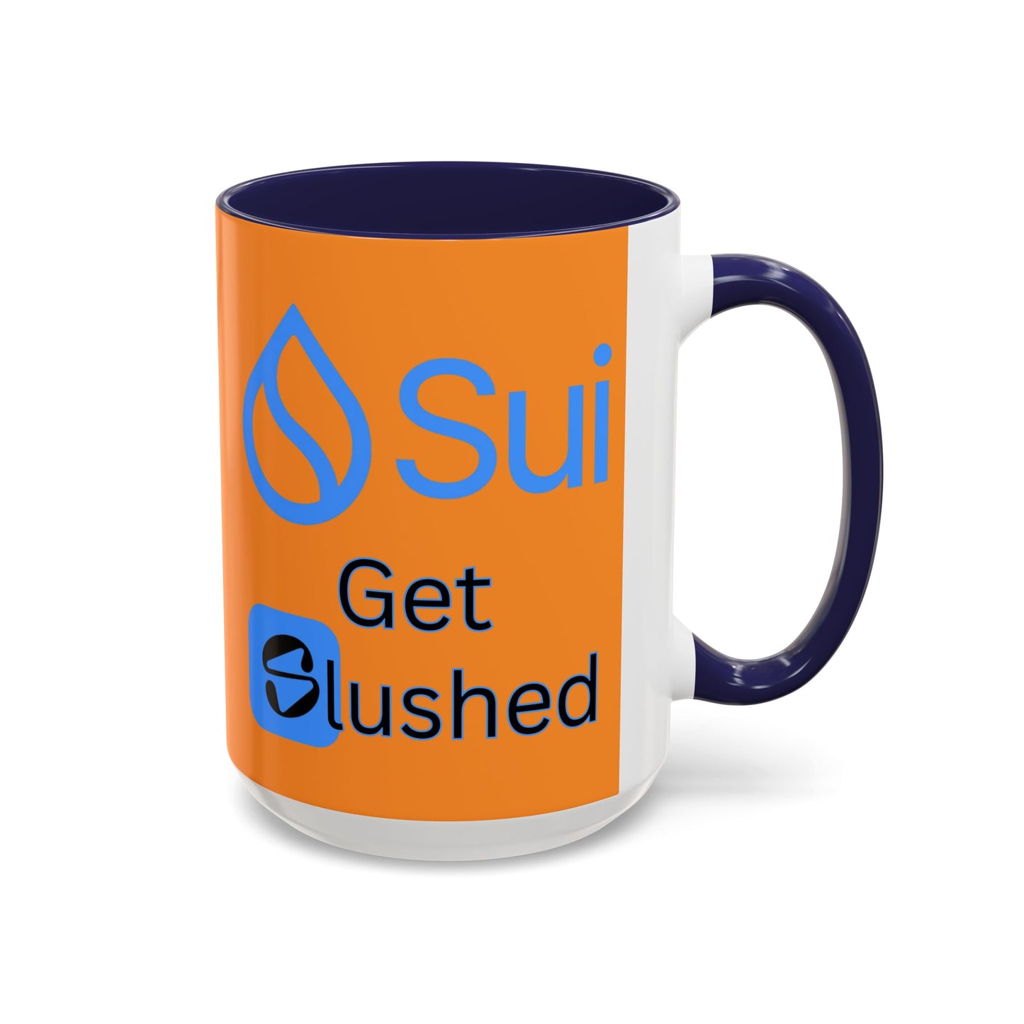Sui: Get Slushed Orange Accent Mug by cypherpunkgear.com