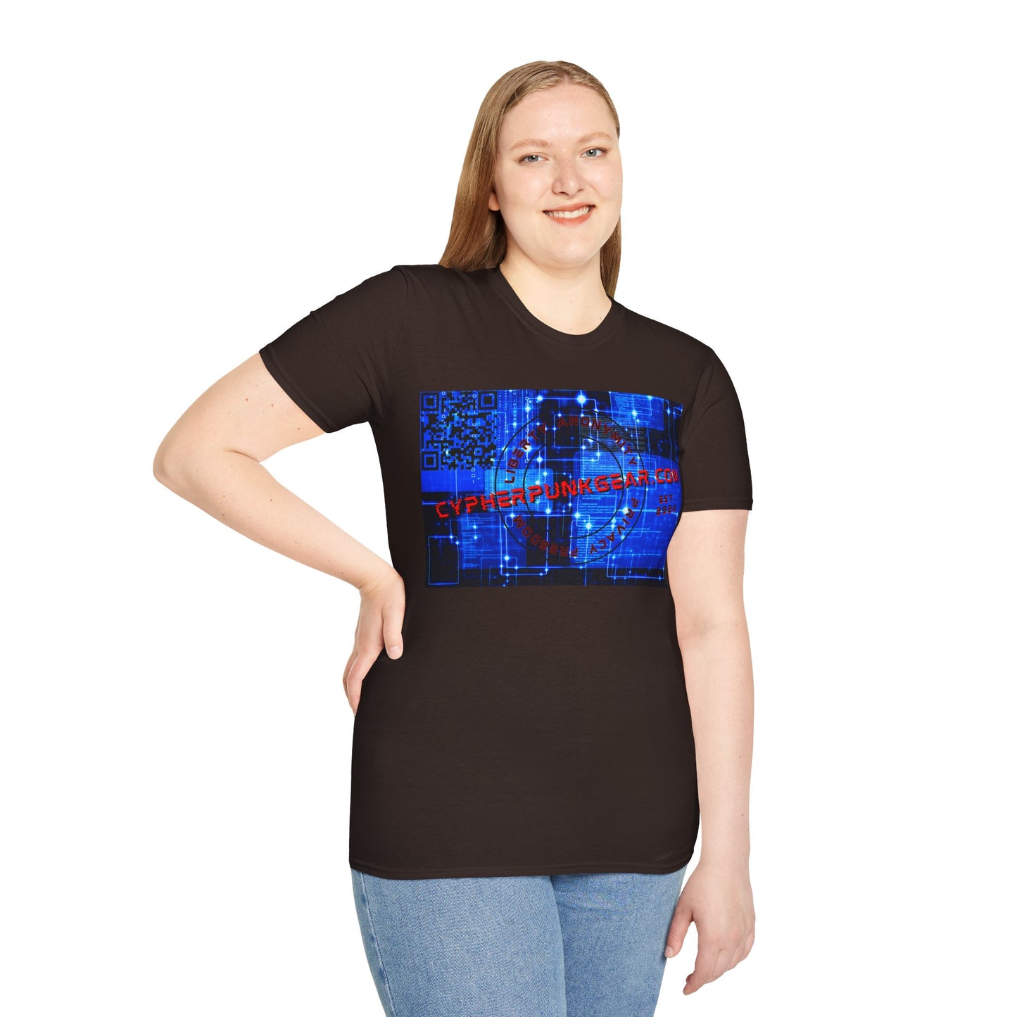 Cypherpunkgear.com logo Dark colors Unisex T-Shirt by cypherpunkgear.com