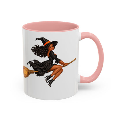 Velvet Vex White Accent Mug by CreepyCrafts.boo
