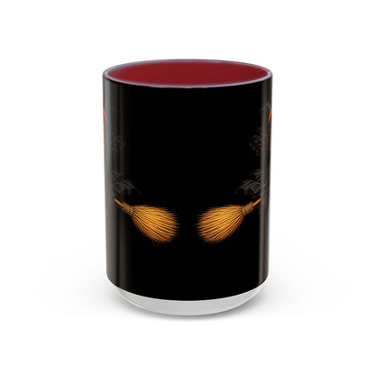 Velvet Vex Black Accent Mug by CreepyCrafts.boo