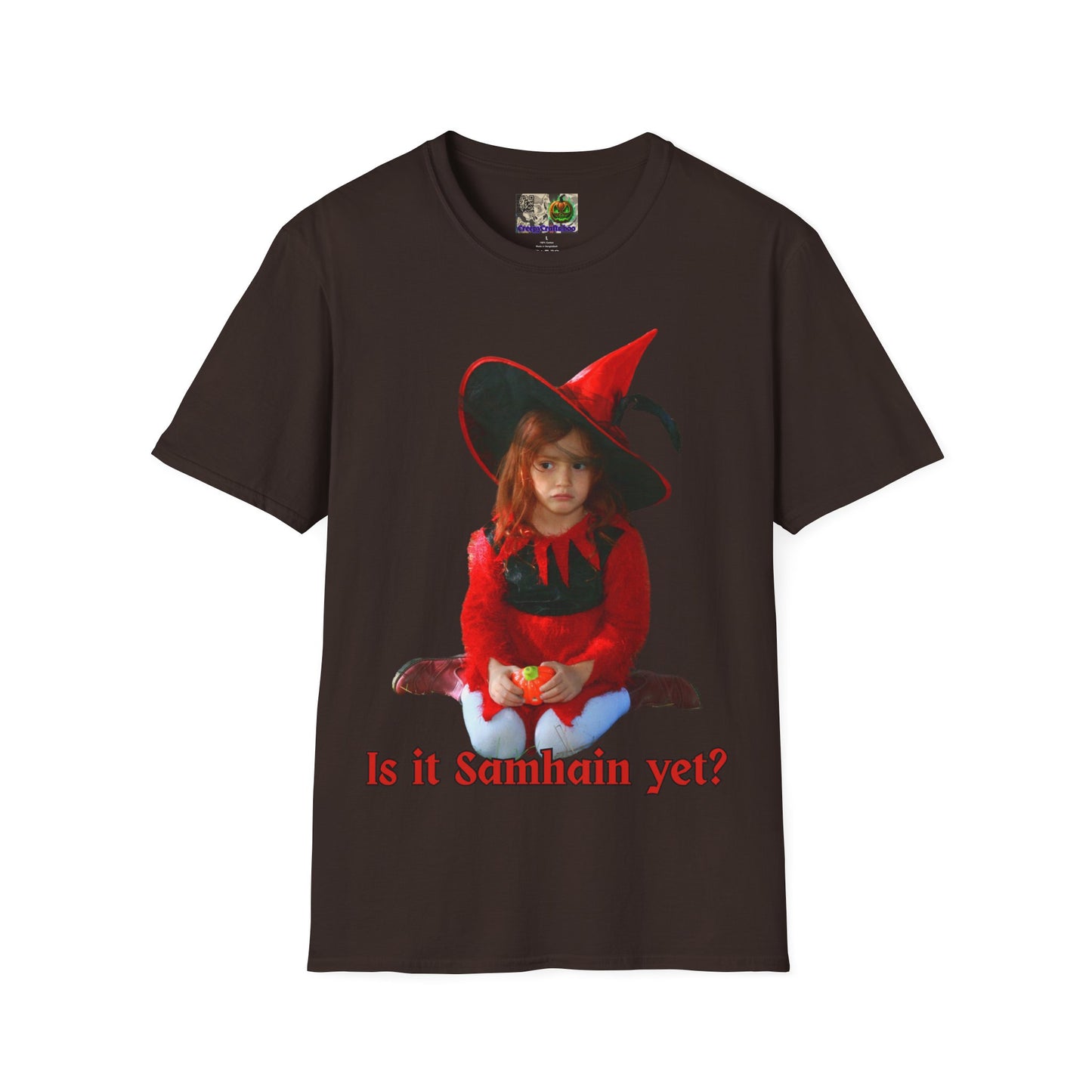 Is it Samhain yet? Dark colors Unisex T-Shirt by CreepyCrafts.boo