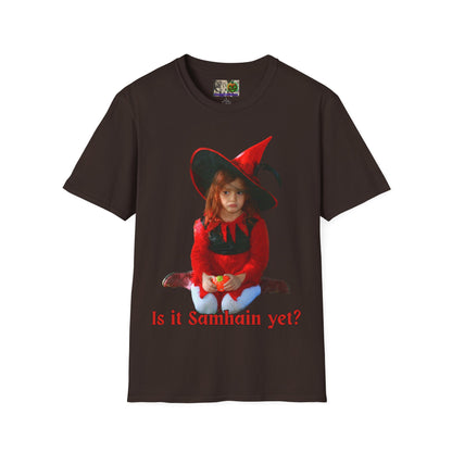 Is it Samhain yet? Dark colors Unisex T-Shirt by CreepyCrafts.boo