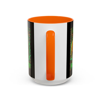 Happy Halloween Green Jack Black Accent Mug by CreepyCrafts.boo