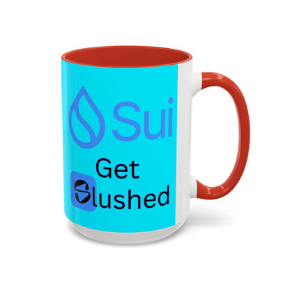 Sui: Get Slushed Light Blue Accent Mug by cypherpunkgear.com