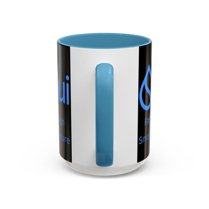 SUI Black Accent Mug by cypherpunkgear.com