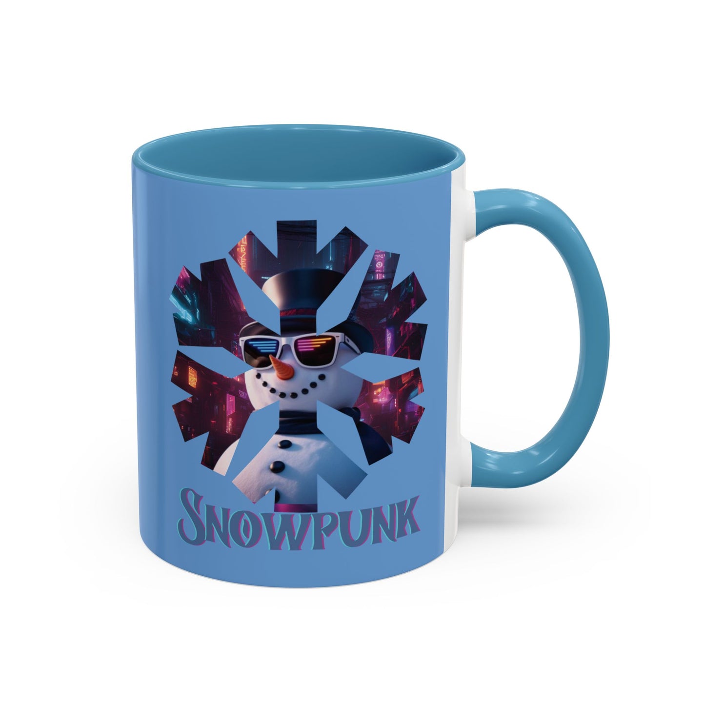 Snowpunk Accent Mug by cypherpunkgear