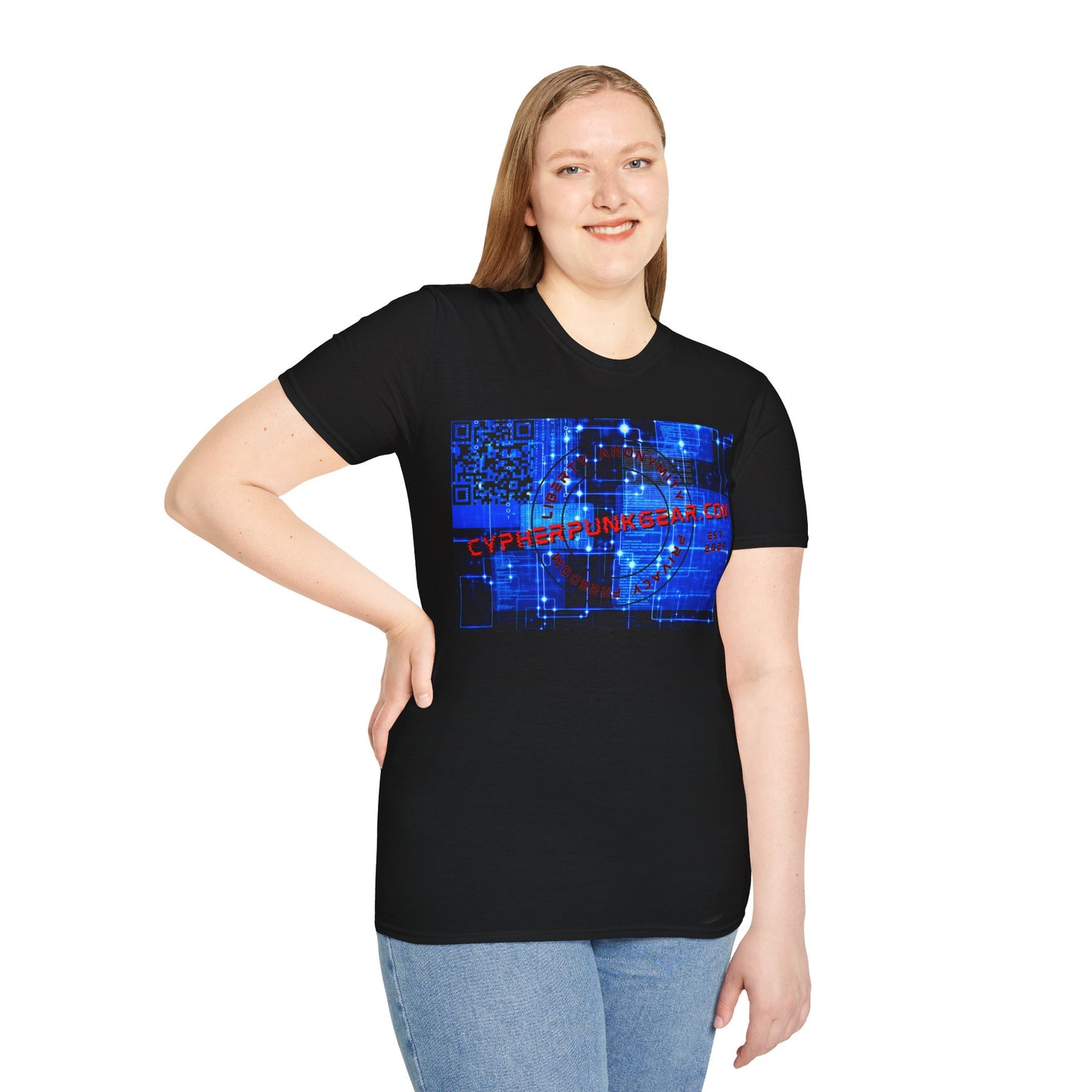 Cypherpunkgear.com logo Dark colors Unisex T-Shirt by cypherpunkgear.com
