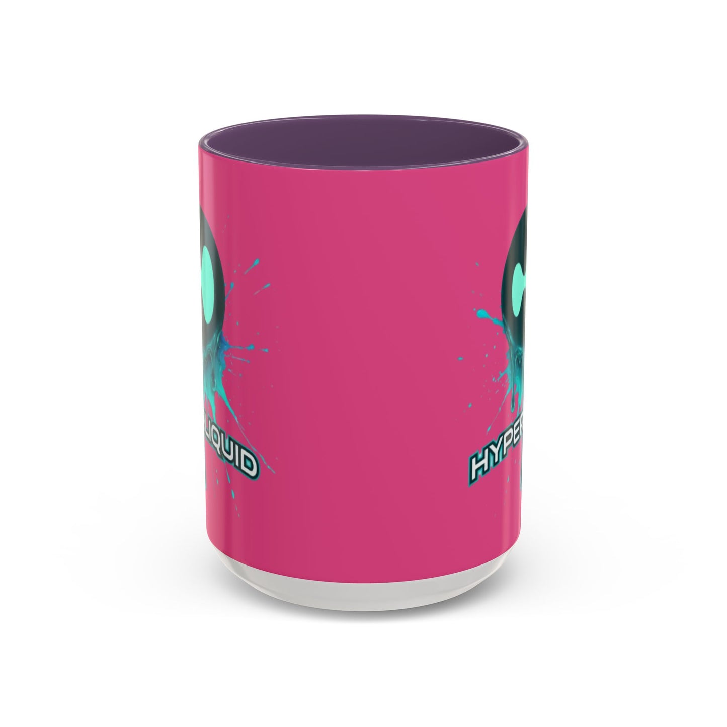 HYPE Drip Pink Accent Mug by cypherpunkgear.com