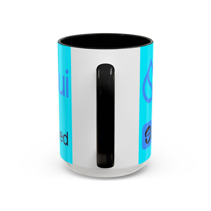 Sui: Get Slushed Light Blue Accent Mug by cypherpunkgear.com