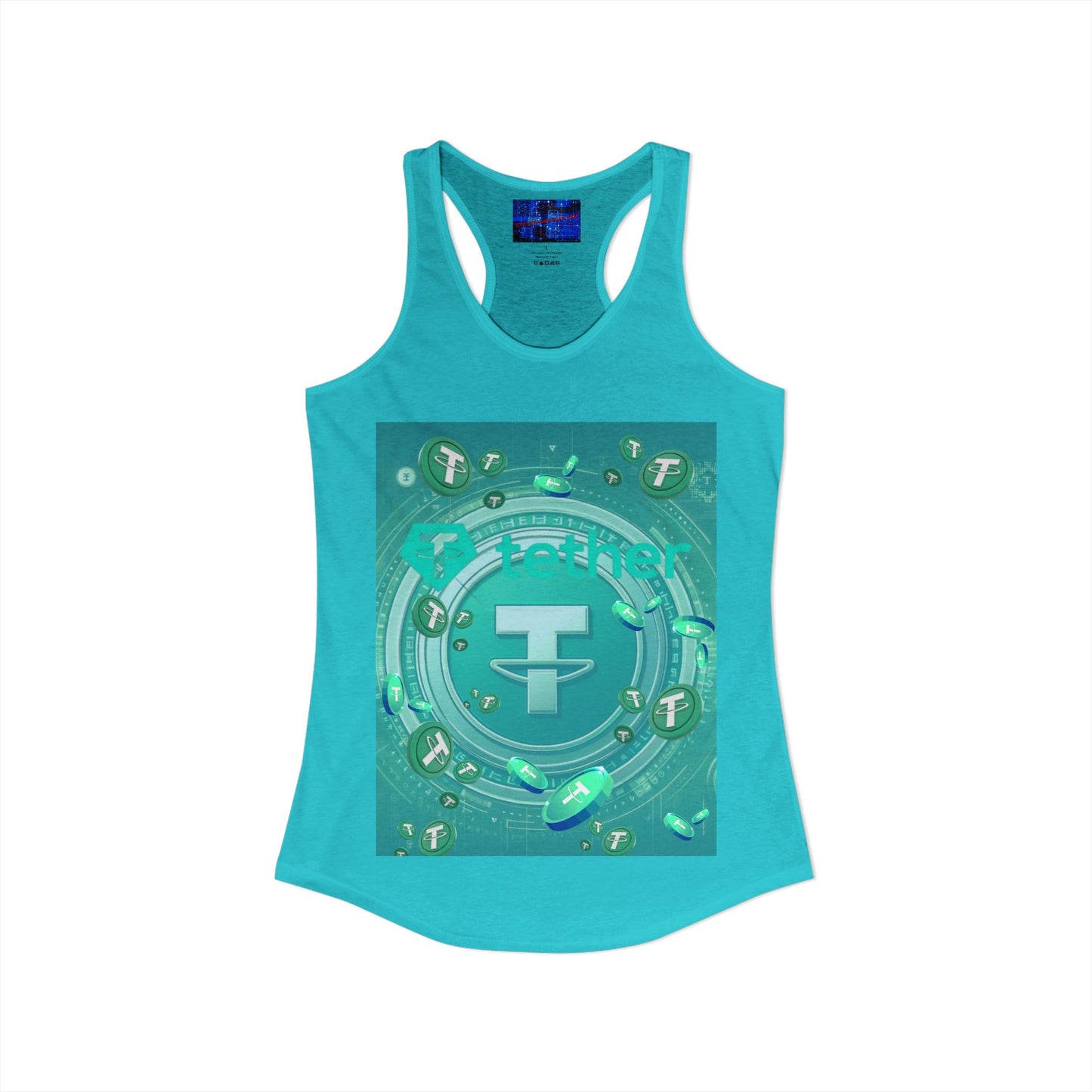 Tether Women's Racerback Tank Top by cypherpunkgear.com