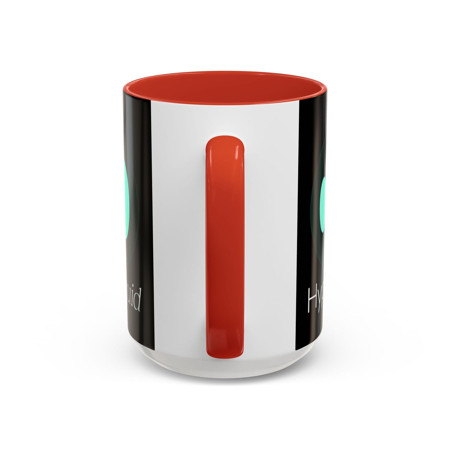 Hyperliquid White font Black Accent Mug by cypherpunkgear.com