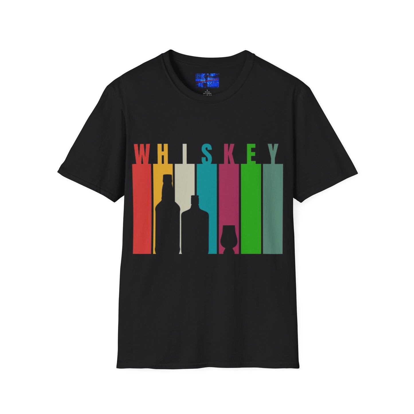 Whiskey spelled with an 'e' Dark colors Unisex T-Shirt by cypherpunkgear.com