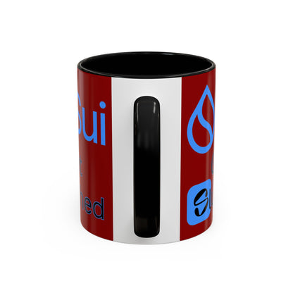 Sui: Get Slushed Red Accent Mug by cypherpunkgear.com