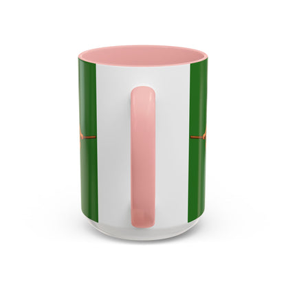 Hazel Hex Green Accent Mug by CreepyCrafts.boo