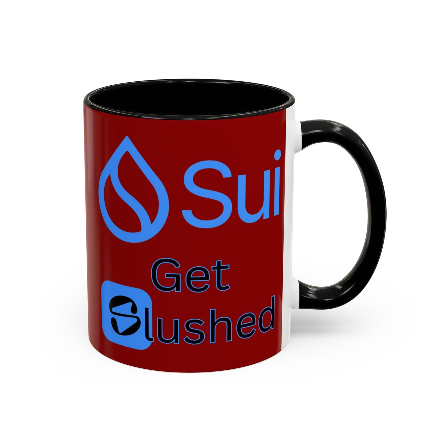 Sui: Get Slushed Red Accent Mug by cypherpunkgear.com