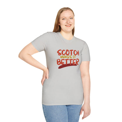 ¡Scotch lo mejora con cypherpunkgear! Camiseta unisex de estilo suave