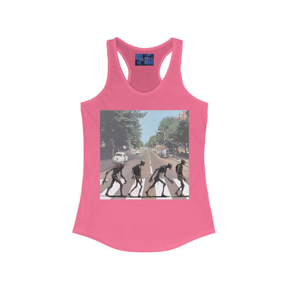 2-sided Scabby Road Women's Racerback Tank Top by cypherpunkgear