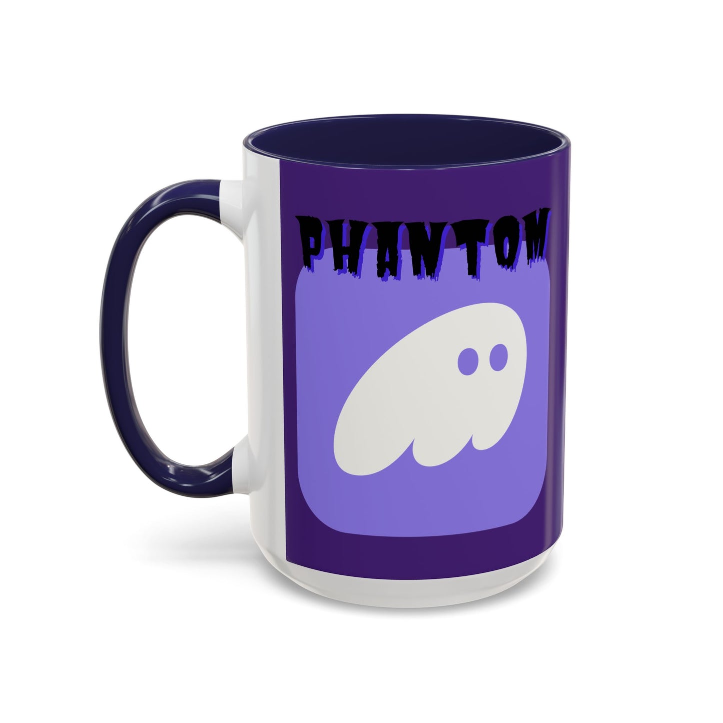 Phantom Hot Wallet Purple Accent Mug by cypherpunkgear.com