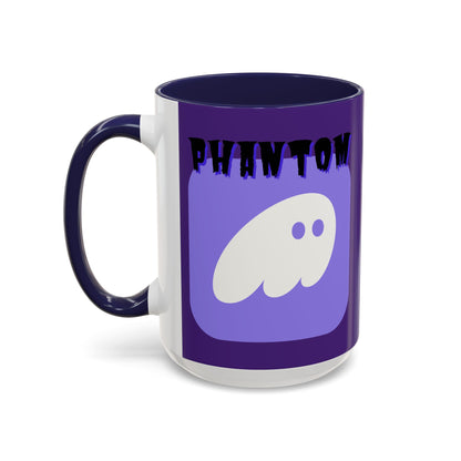 Phantom Hot Wallet Purple Accent Mug by cypherpunkgear.com