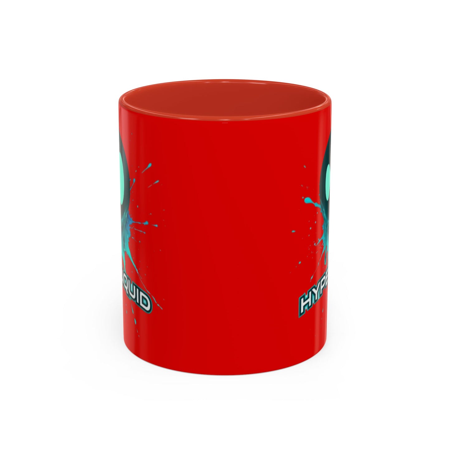 HYPE Drip Red Accent Mug by cypherpunkgear.com