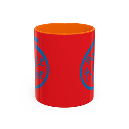 Non-Fungible Inside Red Accent Mug by cypherpunkgear.com