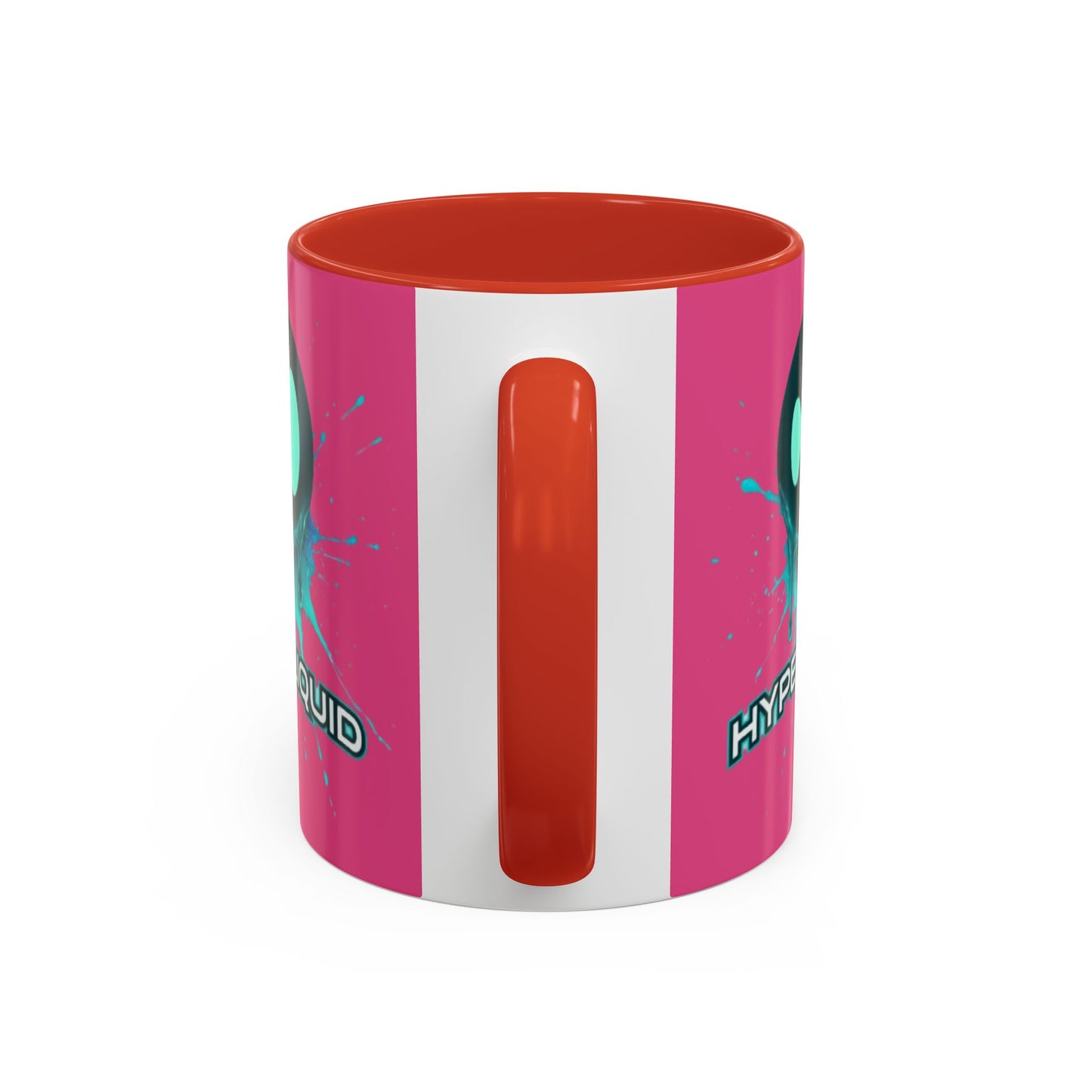 HYPE Drip Pink Accent Mug by cypherpunkgear.com